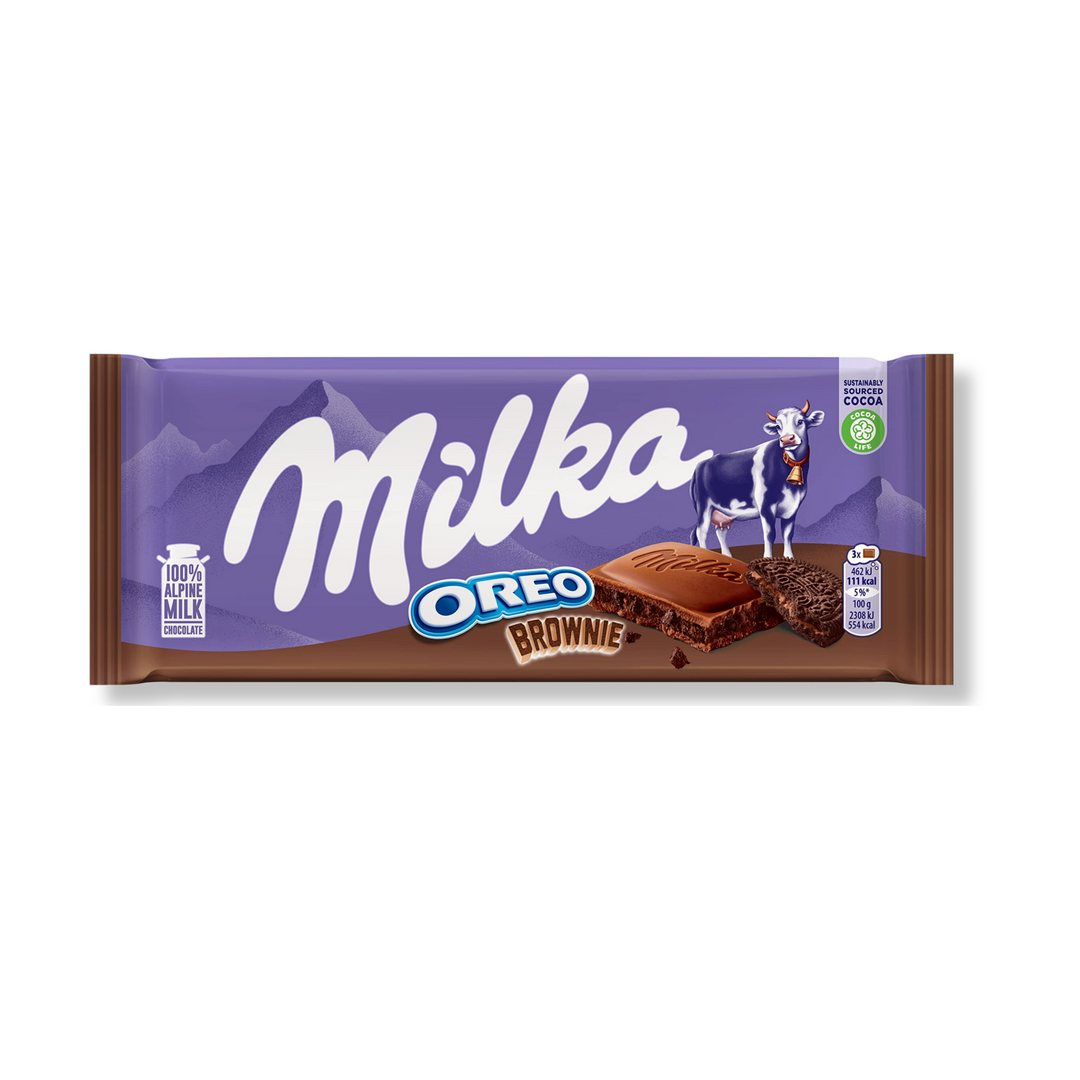 Milka   barra   oreo brownie   100g