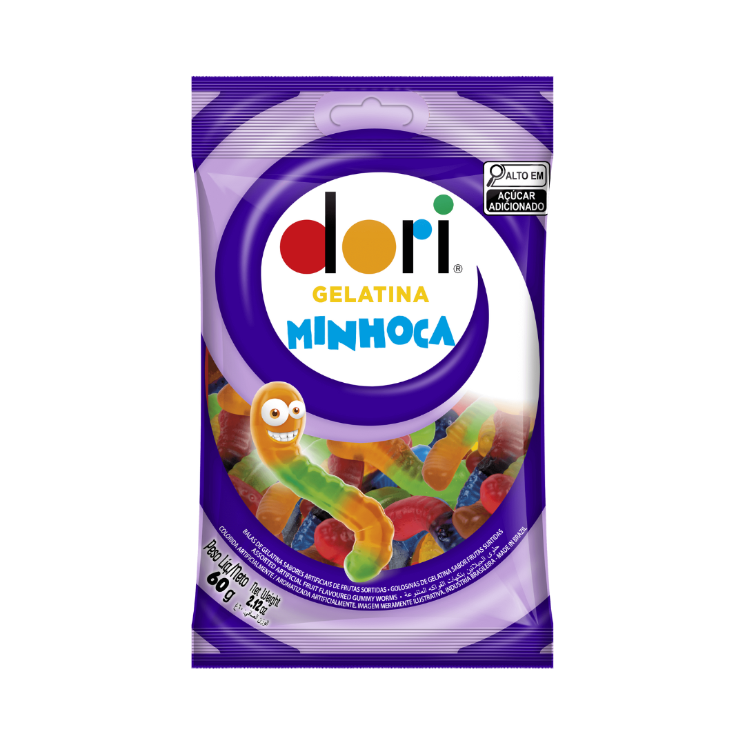 Dori   gelatina   minhoca   60g