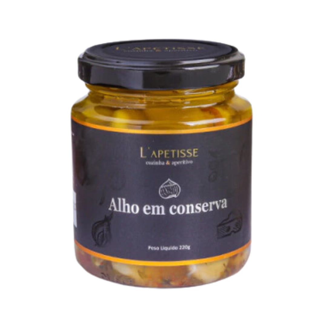 Antepasto lapetisse   220g   alho em conserva