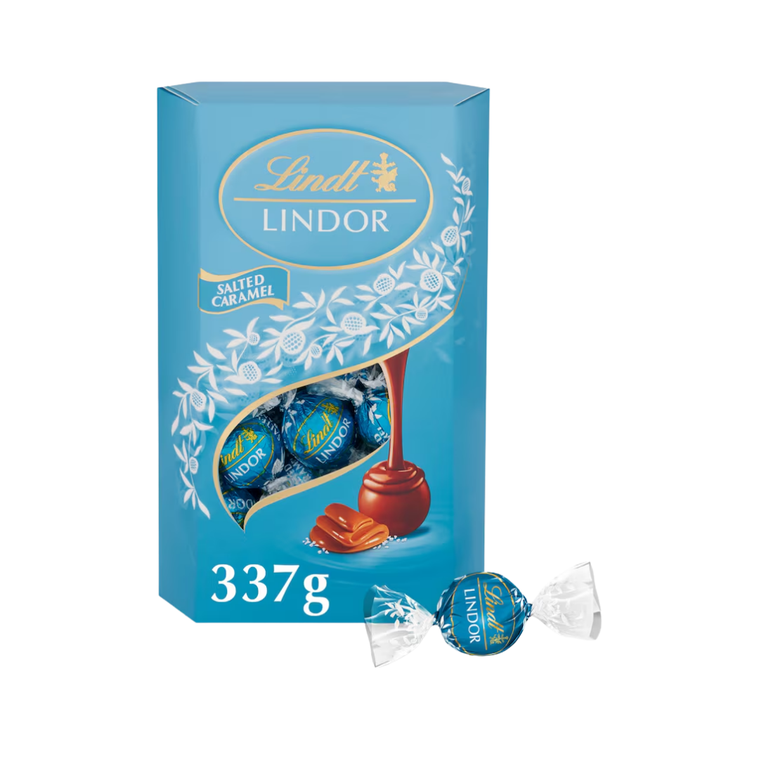  imp    chocolate lindt   337g   lindor salted caramel