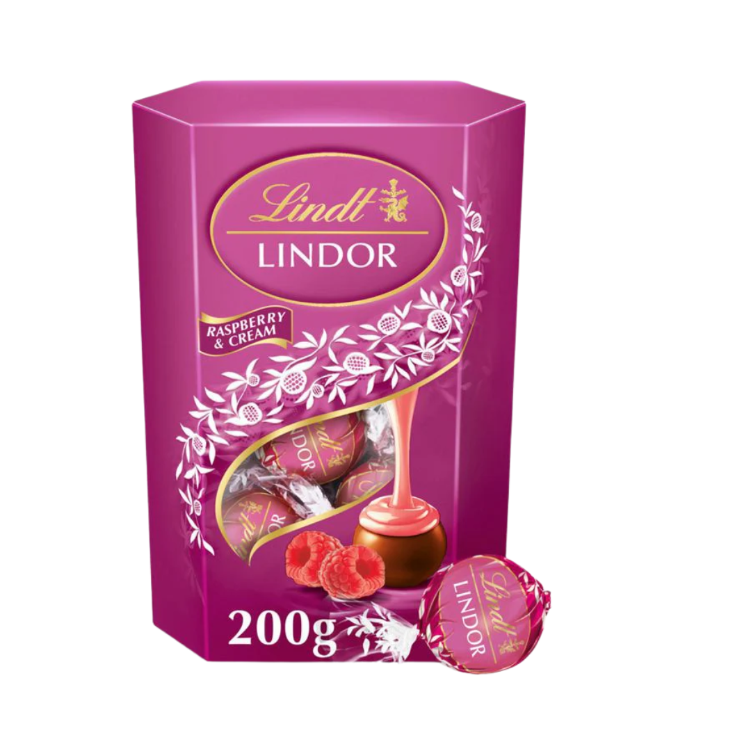  imp    chocolate lindt   200g   lindor framboesa