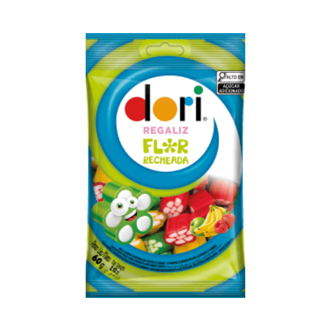 Dori   regaliz   flor   60g