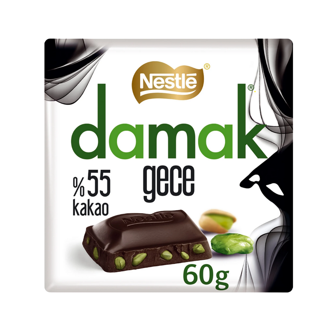  imp cx    chocolate nestle   60g   damak gece square   cx 144x60g