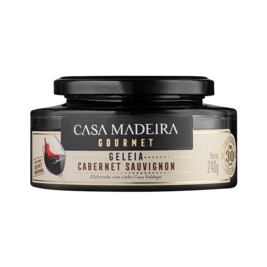 Casa madeira   gourmet   geleia de cabernet sauvignon   240g