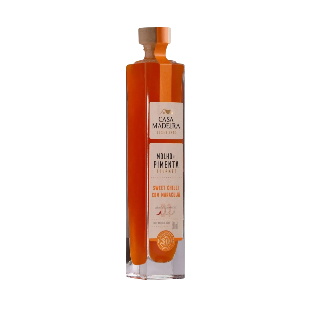 Casa madeira   molho de pimenta sweet chili com maracuja   50ml