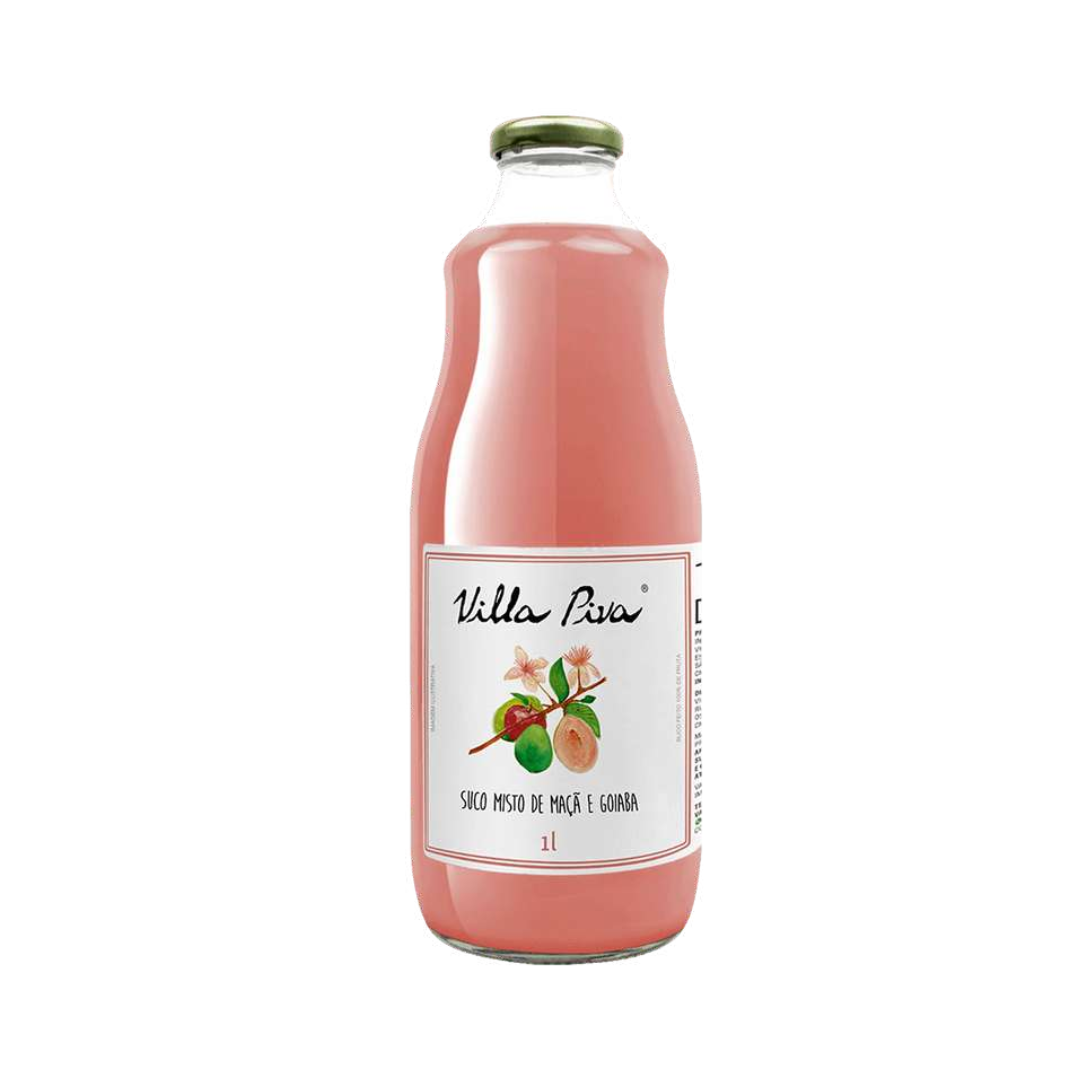 Suco villa piva   1l   suco de maca e goiaba