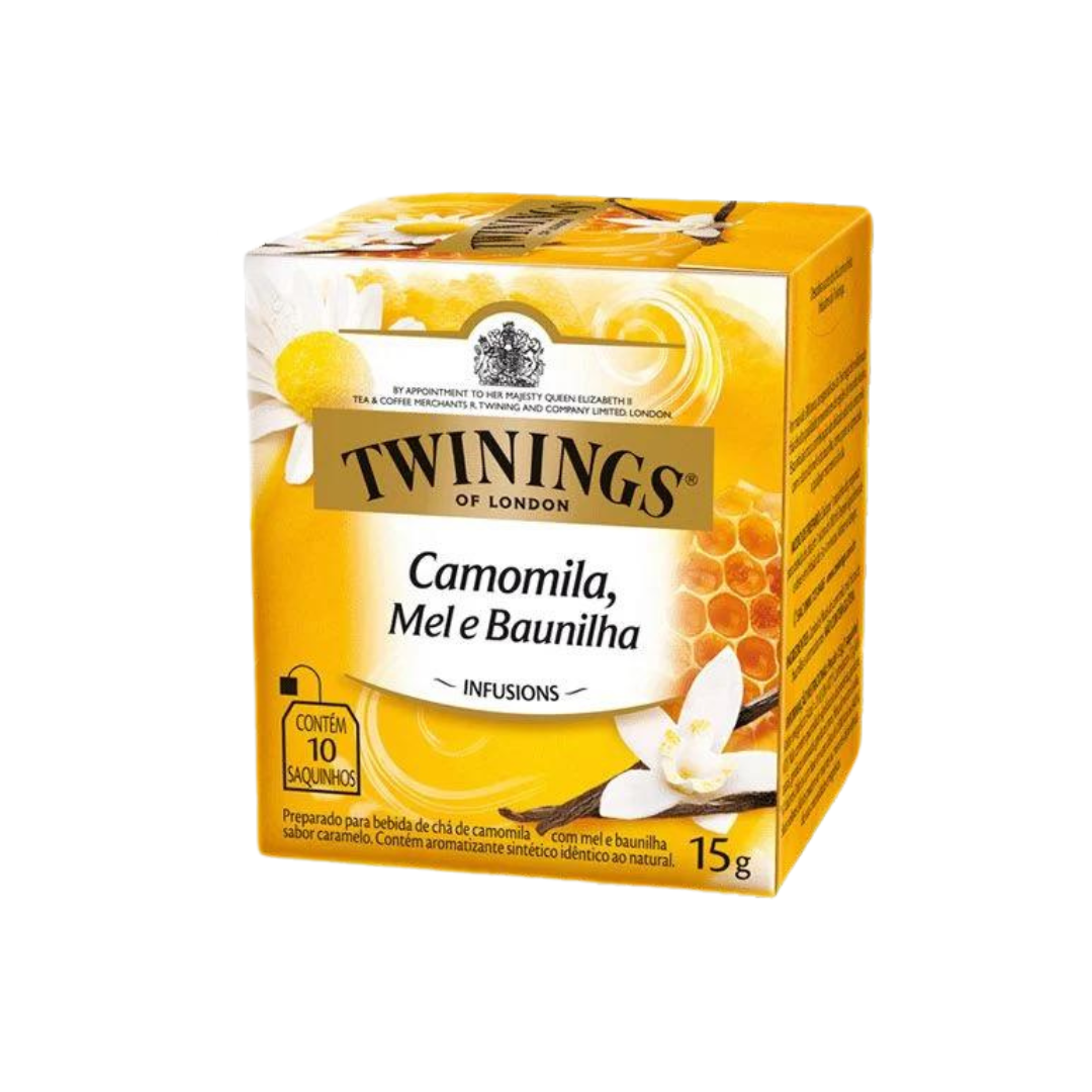Cha twinings   15g   camomila  mel e baunilha   misto