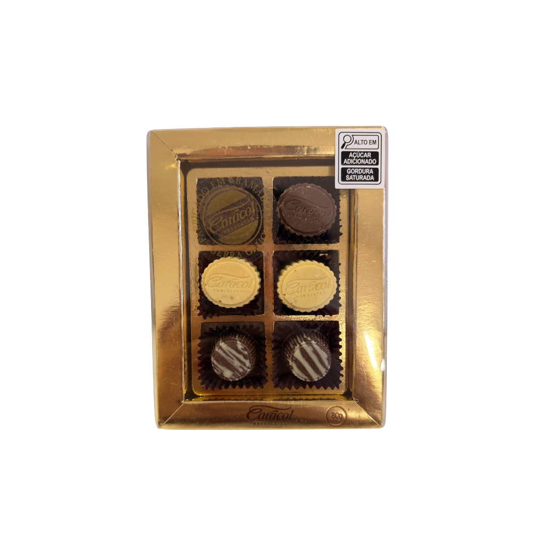 Caixa dourada 80g