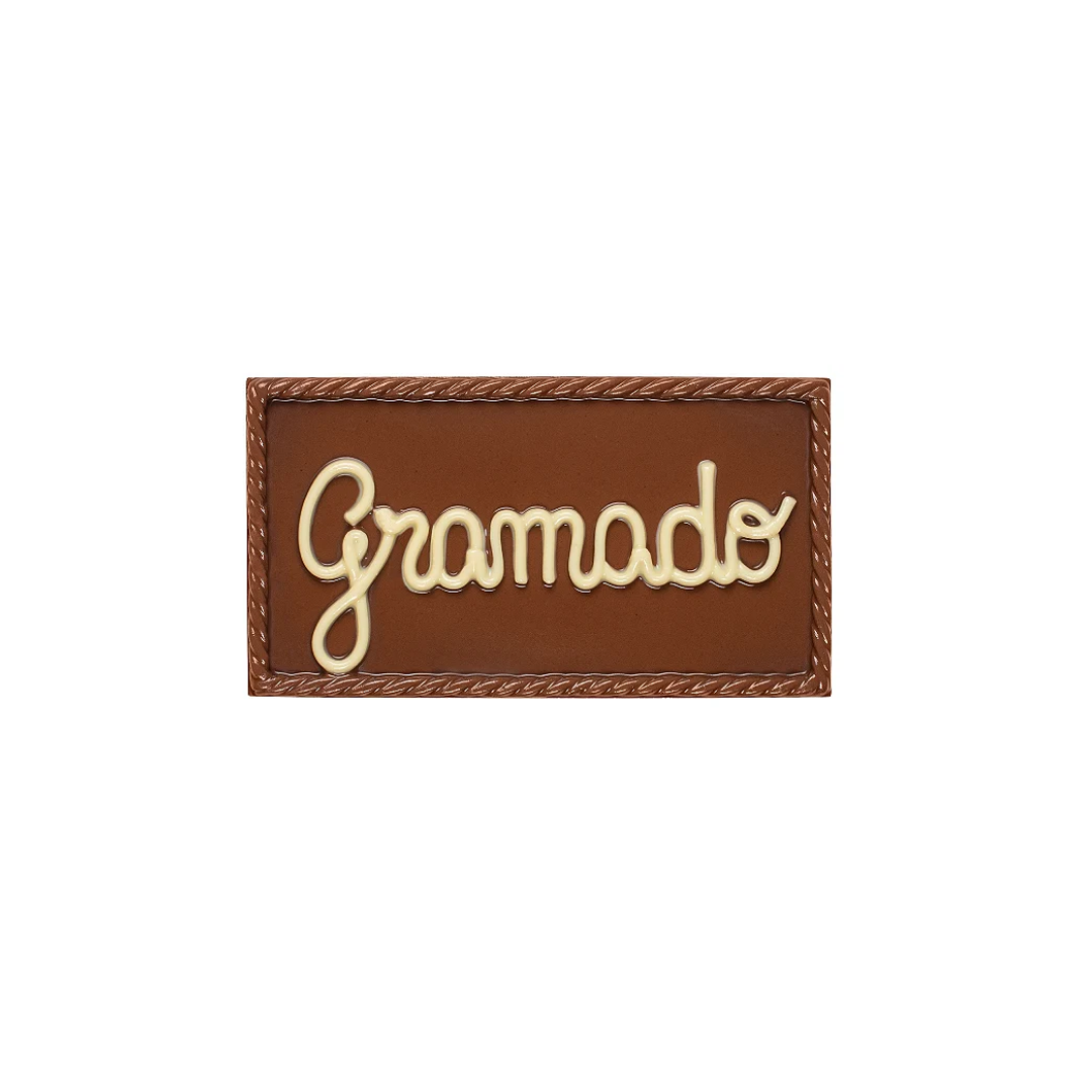 Chocolate caracol   50g   ao leite   placa gramado
